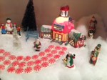 The adorable Christmas Village...